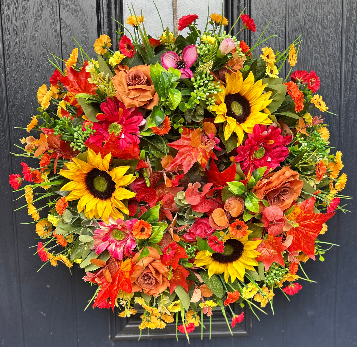 Golden Harvest Wreath