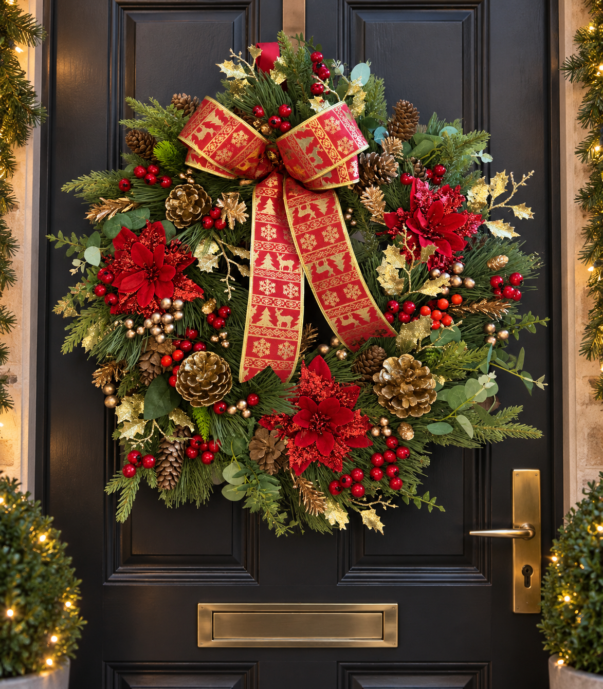 Country Christmas Wreath
